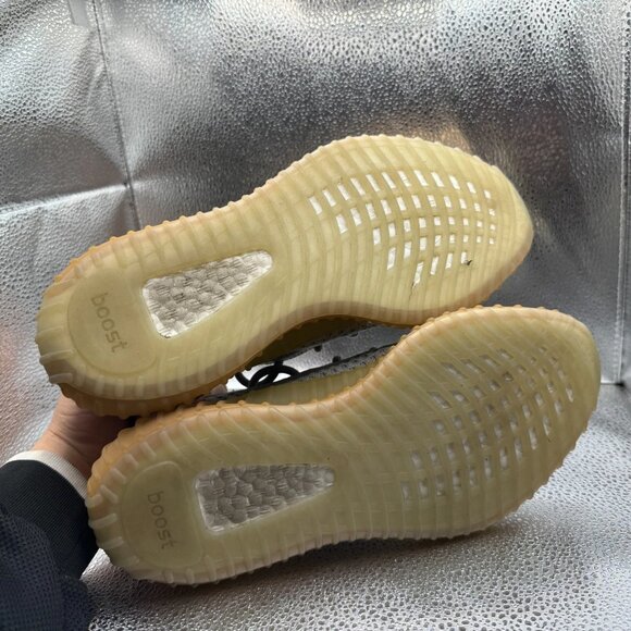 Size 7.5 Adidas Yeezy Boost 350 V2 True Form Gray Mens Athletic Sneaker EG7492 - Picture 10 of 10